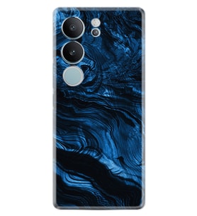 Vivo V29 Kılıf Desenli Silikon Blue Marble 1379