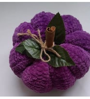 Mor Süs Kabağı Dekoratif Amigurumi