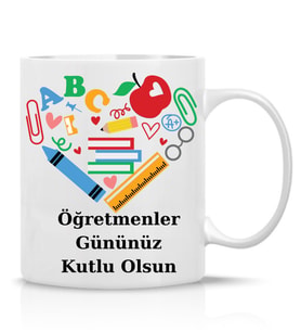 Öğretmenler Gününe Özel Baskılı Kupa Bardak