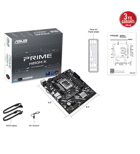 ASUS PRIME H810M-K DDR5 HDMI PCIE 4.0 1851p mATX