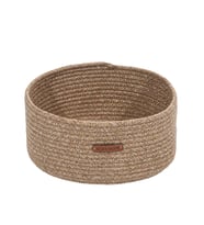 Koza Home Cesta El Yapımı Pamuklu Natural Hasır Dekoratif Sepet 30cm 9050
