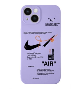 Apple iPhone 14  Lansman Kılıf Sneakers  Tasarımlı Altı Kapalı İçi Kadife Kaplı  Kapak (Şeffaf)