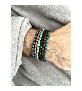 6 Adet Unisex Inanılmaz Şık Ahşap Bileklik