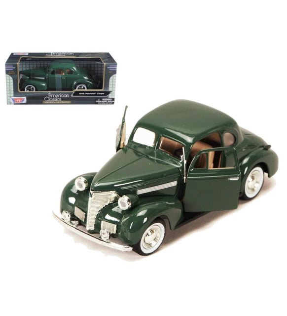 Motormax 1939 Chevrolet Coupe Yeşil 1:24 Model Araba