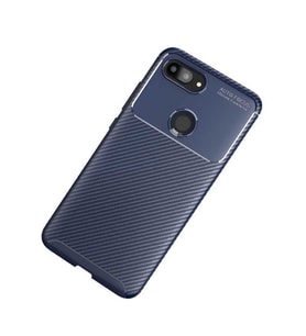 Xiaomi Mi 8 Lite Kılıf Esnek Soft Karbon Tasarım Legion Serisi (Lacivert)
