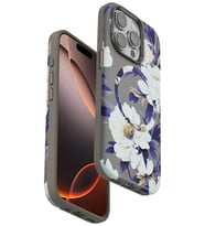 Iphone 15 Flower Series Magsafe Kapak - Gri