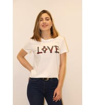 Rich Kadın Bisiklet Yaka T-shirt %100 Pamuk Tişört