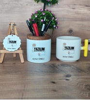 Yazılım Mühendisi Hediye Sepeti Kupa Bardak T Kulplu, Kalemlik ve Anahtarlık Mühendisler Günü Hediyesi (Model 5)
