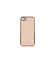 Apple iPhone SE 2020 Uyumlu Kılıf Zore Bark Kapak (Rose Gold Altın)