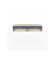 Arges TV Ünitesi 2 Çekmeceli  176x30x51 Çam-Aytaşı/Antrasit