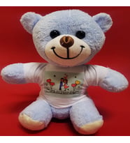 Oyuncak Tişörtlü Peluş Ayıcık & Hediyelik Peluş Ayı & Baskılı Ayı