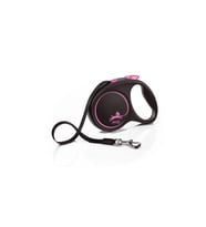 Flexi Black Desing 5 Mt Şerit M Pembe