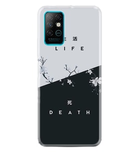 Infınıx Note 8 Kılıf Desenli Silikon Kılıf Life And Death 1339