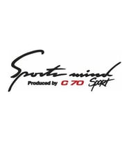 C70 Sports Mind Oto Sticker 30 cm x 11 cm yazı 541