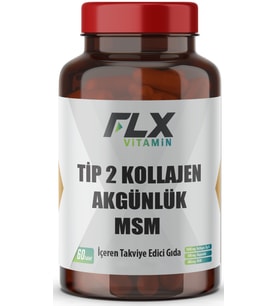 Collagen Type-ıı Hyaluronic Acid Msm Boswellia Serrata 60 Tablet