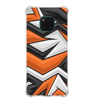 PrintiFy Huawei Mate 20 Pro Uyumlu Köşe Korumalı Grafiti Tasarımlı Şeffaf Silikon Kılıf
