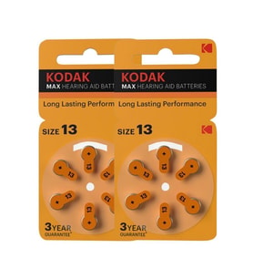 PR 48 13 İşitme Cihaz Pili 6'lı 2 Paket Kodak PR48 Kulak Cihazı Pili 6'lı 2 Paket (Beyaz)