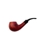 Falconetti 9 mm. Kırmızı Sandalwood Eğimli Sap Ahşap Pipo rd37