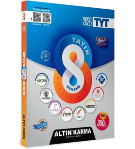 KARMA YAYINLARI 2026 TYT 8 Farklı Yayın 8 Farklı Deneme