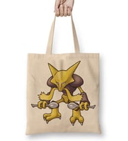 Pokemon Alakazam Bez Çanta Uzun Saplı
