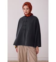 Geometrik Desen %100 Twill İpek Eşarp BE08