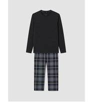 LC WAIKIKI Antrasit Desenli Erkek Pijama Takımı