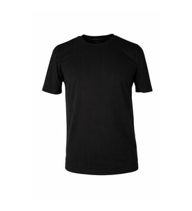 Trender 26YSS9000023 Siyah Erkek T-Shirt Floresha O Yaka
