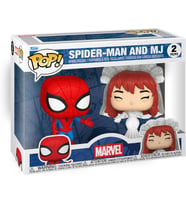 Funko Pop! Marvel: Süper Kahraman Çiftleri - Örümcek Adam Ve Mj - 2'Li Paket - Marvel Comics - Kolek