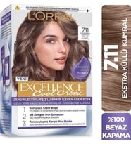 Loreal Excellence Cool Creme Saç Boyası 7.11 Ekstra Küllü Kumral