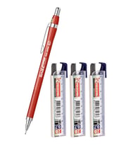 Scrikss Simo R&D Japan Uçlu Kalem Kırmızı 0.7 1 Adet ve Mikro 0,7 Versatil Kalem Uçu Siyah 3 Paket 