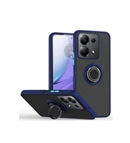 Pilelistore   Xiaomi Redmi Note 13 Pro 4G Montreal Yüzüklü Silikon Kapak - Lacivert