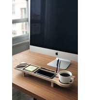 Ahşap Masaüstü Kalemlik Organizer & Telefon Standı