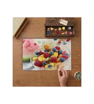 Meyve Salatası - Dondurma Tasarımı 240 parça Ahşap Puzzle Ahşap Kutuda MP01833