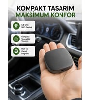 Android Auto Kablosuz Dönüştürücü Hızlı Eşleşme ve Sesli Asistan Destekli Yeni Nesil