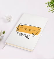 BK Gift Kişiye Özel Kendi El Yazın Mesajlı İsimli Hediye Beyaz Defter-5