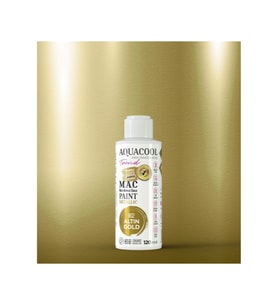 Aquacool Trend Su Bazlı Akrilik Dönüşüm Boyası Metalik Renk 902 Altın Gold 120ml