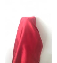 Kırmızı Kristal Saten Kumaş