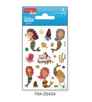 Tanex 7,5x10,5mm Deniz Kızı Mini Tatoo Etiket TNX-26434