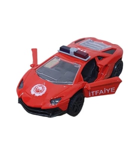 Çek Bırak Metal Araba Lamborgini - ILK003 - İtfaiye - 1 ADET