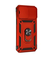 İphone 14 Pro Kılıf Pars Lens Yüzüklü  - Kırmızı