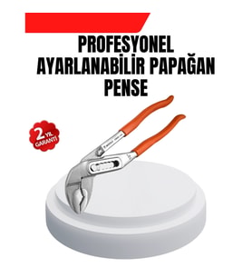Mey İthalat® Ayarlanabilir Kurbağacık Pense Boru Anahtarı Çelik Malzeme