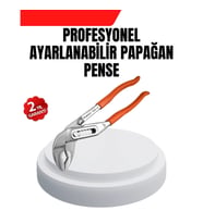 Mey İthalat® Ayarlanabilir Kurbağacık Pense Boru Anahtarı Çelik Malzeme