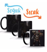 God Of War Troll Sihirli Kupa Bardak Porselen