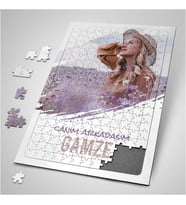 Kız Arkadaşa Hediye 240 Parça Kişiye Özel Puzzle