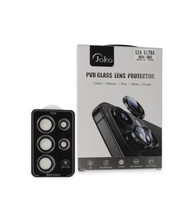 Galaxy S24 Ultra PVD Metal Kamera Lens - Derin Mor