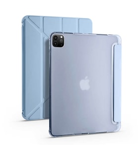 Apple Ipad Pro 4. Nesil M2 2022 11 Inç Uyumlu Kalemlikli Tablet Kılıfı (Mavi)