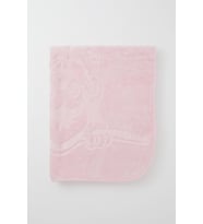 Golden Golden Yenidoğan Bebek Battaniyesi Emboss Kabartma Maymuncuk Baskılı Standart, Pembe