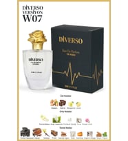 DİVERSO W07 KADIN PARFÜM EDP 50 ML AMBER & ÇİÇEKSİ  T.C. Sağlık Bakanlığı ÜTS KAYITLI