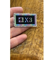 ZİRKON TAŞLI ÜTÜ İLE YAPIŞAN YAZILI ARMA DİKİŞ APLİKE 4X2 CM