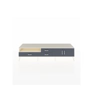 Hyperion TV Ünitesi 2 Raflı 3 Çekmeceli 2 Kapaklı 220x44x51 Aytaşı-Antrasit